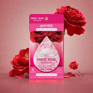 <span class=keywords><strong>Kit</strong></span> de pédicure de luxe SPA 4 étapes, soin de la peau des pieds, détoxification, AMMES Rose Pedi Box, 4 en 1, produits de pédicure à base de plantes, sans cruauté - Product Image 4