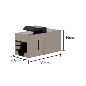 Ventes directes <span class=keywords><strong>RJ45</strong></span> 8P8C CAT5e CAT6 Informations de transmission du réseau Module UTP STP Jacks Keystone <span class=keywords><strong>Coupleur</strong></span> en ligne pour plaque frontale - Product Image 6