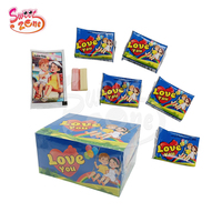 Großhandel Doppel-Fruchtgeschmack Kaugummi und Tattoo-Aufkleber Zweifarbiger Bubble Gum