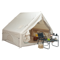 Tente gonflable quatre saisons en tissu Oxford 420D, imperméable, pour camping en plein air, portable