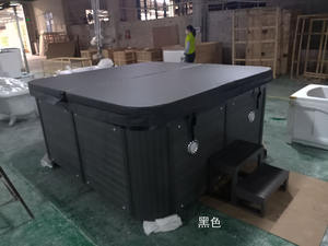 สระว่ายน้ำกลางแจ้งพร้อมอ่างน้ำวนจากุซซี่ ยี่ห้อยุโรป คอนโทรล <span class=keywords><strong>140</strong></span> เจ็ท - Product Image 5