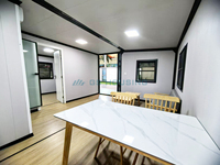 Maison conteneur mobile extensible en acier de 20 pieds, écologique, préfabriquée, 3 chambres, de luxe, avec panneaux sandwich, pour extérieur et école en bois