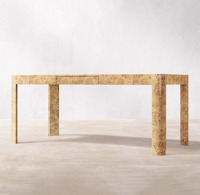 Bureau d'enfant en bois massif de style américain, bureau d'étude classique français en placage de frêne, personnalisable avec rangement