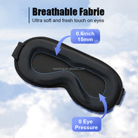 Nouveau design 2026 – Masque oculaire 3D réutilisable avec gel rafraîchissant pour thérapie chaude et froide, masque de sommeil froid avec bande réglable