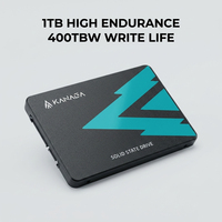 SSD TLC NAND ad Alta Resistenza 1TB 2.5 Pollici SATA 3.0 400TBW Write Life Unità a Stato Solido Interna per Scrittura Dati Intensiva