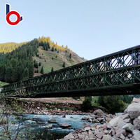 Pont Bailey industriel préfabriqué en acier de haute qualité, structure lourde en acier chinois, avec grade Q345B-Q460C