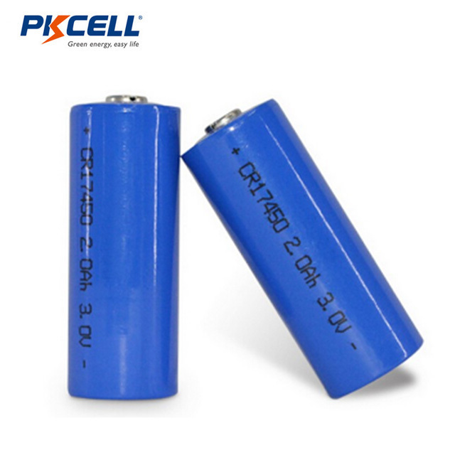 PKCELL 3V 2100mah Cr17450 Lithium Battery With Tabs Connector