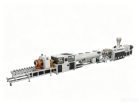 Línea de Producción de Extrusión de Tuberías de PVC, Línea de Extrusión de Doble Color para Tuberías de PVC, Equipo para Tuberías de Agua para Casas Prefabricadas