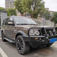 Pare-chocs avant en acier pour Land Rover Discovery 3 4, pare-chocs robuste imperméable, barre de protection 4x4 tout-terrain avec feux LED