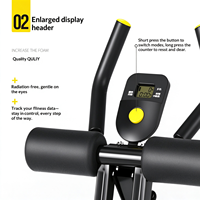 Banc de musculation en métal à piste incurvée, durable, pour la maison, entraînement abdominal, logo personnalisé OEM