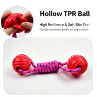 Jouet à mâcher pour chien en coton tressé, écologique, mignon et décontracté, pour l'entraînement interactif et les jeux de traction, idéal pour chiens de taille moyenne à grande.
