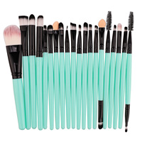 Kit de pinceaux de maquillage professionnels de haute qualité, ensemble de pinceaux de maquillage végétalien doux pour le visage, quantité minimale de commande, 20 pièces