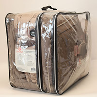 Ensemble de couette pas cher, fabriqué en Chine, taille Queen, 6 pièces, lit dans un sac, vert sauge, microfibre douce, ensemble de literie complet
