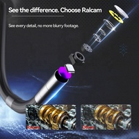 Endoscope Usb industriel à 2 voies 8mm avec caméra étanche Hd Caméra de vidange articulée OEM pour l'inspection des pipelines