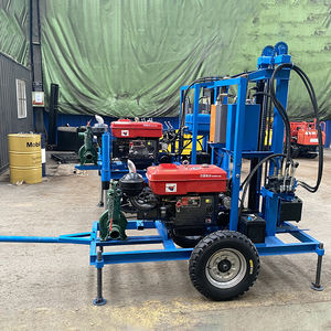휴대용 물 우물 드릴링 머신 100m 200m 깊은 보어 우물 드릴링 장비 유압 디젤 미니 드릴 장비 - Product Image 2