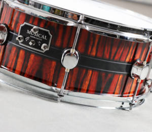 Silencieux de haute qualité, kit de batterie adulte en bois, instrument de <span class=keywords><strong>percussion</strong></span> professionnel, cinq tambours, trois cymbales - Product Image 5