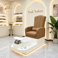 Meilleur prix pour le mobilier de salon de manucure, fauteuil de pédicure électrique avec spa pour les pieds, fauteuil inclinable avec massage par pétrissage, chaises de manucure et de pédicure