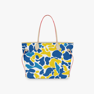 Nuova <span class=keywords><strong>Borsa</strong></span> Tote da Donna di Lusso con Design Personalizzato, Stampa Camouflage Nuvola <span class=keywords><strong>Rosa</strong></span>, <span class=keywords><strong>Borsa</strong></span> <span class=keywords><strong>a</strong></span> Spalla Reversibile in PU Impermeabile - Product Image 3