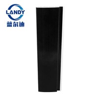 Couverture de piscine automatique à lattes en PVC Landy, imperméable, anti-UV, rétractable, garantie 3 ans, couverture de piscine à lattes pour piscine