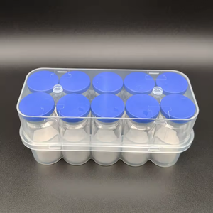 Caja de Plástico Transparente para Viales de 3 ml x 10, Estuche para Péptidos, Paquete de 5 Viales, Polvo Liofilizado, Estuche Portátil para Cosméticos - Product Image 5