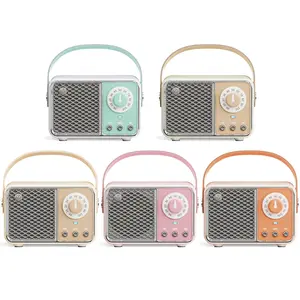 HM11 New Upgrade Retro Outdoor Portable Mini Bluetooth Speakers Wireless Handfree Call MP3 Music Player Support TF Card AUX Play