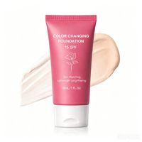 Fond de teint liquide changeant de couleur, hydratant, correcteur, illuminateur, maquillage pour le visage, pour tous les types de peau, 30 ml