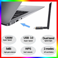 Adaptateur sans fil externe USB 3.0 PIX-LINK LV-UAC13 1200 Mbps, double bande 2,4 GHz/5 GHz, antenne 1200M, carte réseau USB3.0