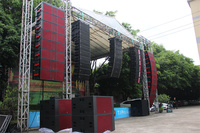 Altavoces profesionales de línea array, venta al por mayor de fábrica china, 2500W
