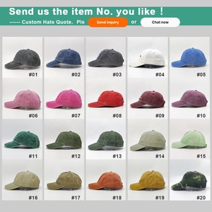 Hut Hersteller Benutzerdefinierte Stickerei Logo Baseball Caps Vintage Gewaschenes Design Unstrukturierte Low Profile Papa Hüte Used Look - Product Image 4