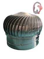 Ventilateur d'évacuation de toit domestique léger en acier inoxydable 680 304, 6 kg, turbine éolienne non motorisée