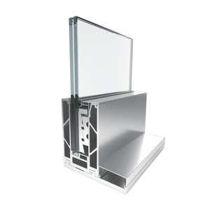 Aluminum <b>Profile</b> 6000 Series T351 T851 Alloy Glass Wall System with Cutting Service - Product Image 4