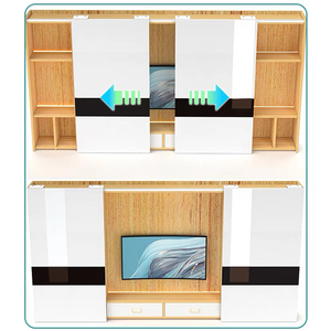 Système de quincaillerie de classeur à mécanisme personnalisé <span class=keywords><strong>Placard</strong></span> à rouleaux Roues de roulement Raccords <span class=keywords><strong>pour</strong></span> armoire <span class=keywords><strong>Porte</strong></span> <span class=keywords><strong>coulissante</strong></span> - Product Image 6