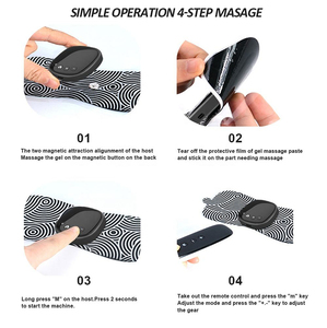 Dispositivo de terapia de unidad <span class=keywords><strong>TENS</strong></span> inalámbrico para el cuerpo, alivio del dolor y masaje de cuello, espalda, cintura, piernas para spa de pies, novedad - Product Image 4