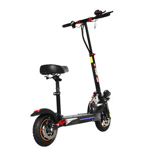 Scooters Eléctricos con Asiento para Adultos, Venta al por Mayor de Fábrica, 48v 13ah, Motor Trasero, Llantas Todoterreno de 10 Pulgadas con Cámaras - Product Image 5