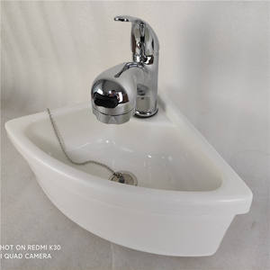 Lavabo Triangular Blanco de Acrílico para RV/Yate, 280*280*180 mm, Categoría de Producto: Lavabos, Modelo: GR-Y014 - Product Image 5