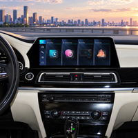 Autoradio MOOKAKA 12,3 pouces pour BMW Série 7 2011-2012, écran tactile, système d'exploitation Linux, GPS, CarPlay sans fil, autoradio compatible Wifi 4G