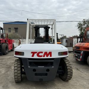 Prix direct usine Chariot élévateur diesel d'occasion TCM 7 tonnes 5 tonnes FD70 Moteur ISUZU 6BG1 Modèle 2022 2023 État impeccable Origine Japon - Product Image 6