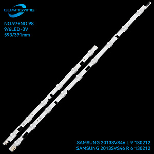 Tira de lámpara LED de retroiluminación para TV <span class=keywords><strong>SAMSUNG</strong></span>, accesorio para televisor <span class=keywords><strong>SAMSUNG</strong></span> 2013SVS46 L 9 R 6 130212 lúmenes D2GE-460SCA-R3 D2GE-460SCB-R3 - Product Image 2