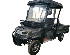 Voiturette de golf électrique avec benne de chargement, chariot <span class=keywords><strong>utilitaire</strong></span> électrique à 4 roues - Product Image 1