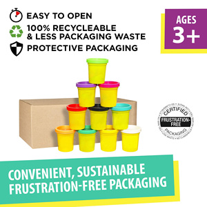 Mô Hình HợP chất 10-Pack trường hợp của màu sắc không độc hại các loại 2oz lon, nhiều màu, Giáng sinh Stocking stuffers cho trẻ em - Product Image 2