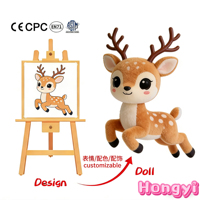 Peluche Golden Retriever personnalisée OEM ODM, jouet en peluche doux, poupée en coton PP, couverture pour enfants, emballage sous vide en vrac