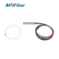 Harga pabrik 8-Port Optic PLC Type Splitter 1X2 1X4 Fiber untuk FTTA Singlemode jaringan Outdoor CATV PON digunakan dengan SC LC UPC APC