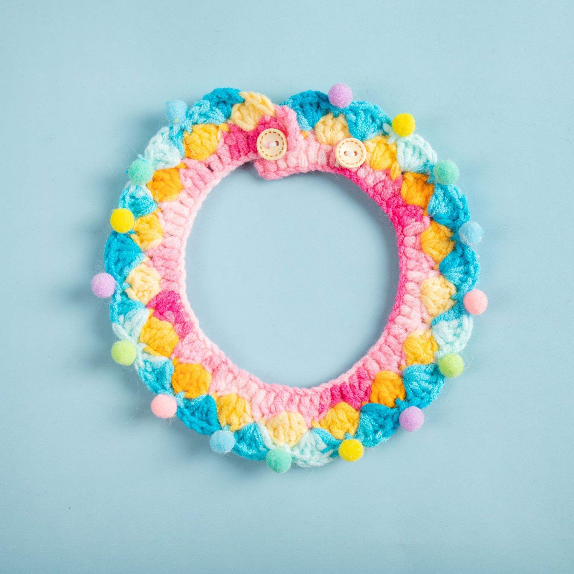 Collar de azúcar arco iris