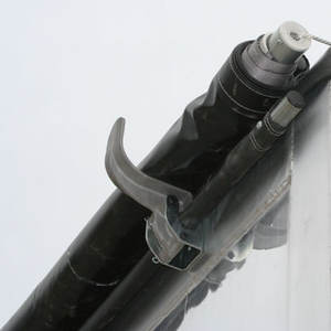 Stop de bâche en aluminium complet avec décalage de 6 pouces, comprend un support et des goupilles - Product Image 5