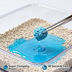 DongnaiPETS Litière pour chat biodégradable durable en tofu, charbon actif, épis de maïs, jetable dans les toilettes, agglomération rapide, hautement absorbante - Product Image 1