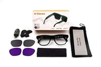 Lunettes intelligentes XK One Pro, enregistrement d'appels, traduction IA en temps réel, lecture de musique, reconnaissance de caméra extérieure