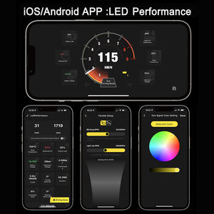 Modul Lampu LED RPM Shift Light di Stir Mobil dengan Kontrol Aplikasi untuk BMW MERCEDES AUDI VW DODGE Tesla Toyota Nissan - Product Image 4