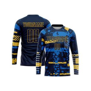 Graphic <b>Long</b> Sleeve Soccer Jersey Football Athletic Shirt Breathable Quick Dry Performance <b>Match</b> Training Uniform for Men Teams - Product Image 1