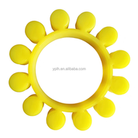 Couplage élastique en forme de fleur de prunier PU polyuréthane caoutchouc matériau joint anneau coussin tampon tampon pour Application de la Machine
