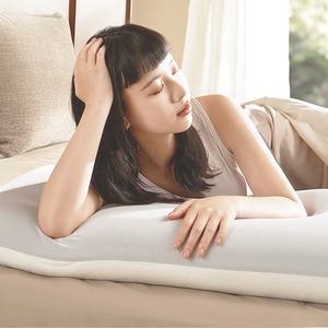 وسادة رغوة الذاكرة ثنائية النواة بيضاء + زرقاء - Product Image 6